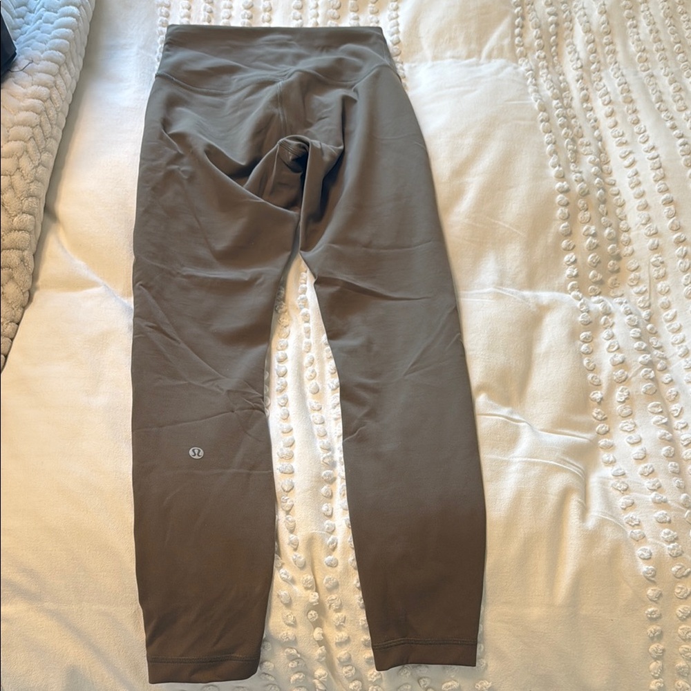 Brown Joggers with Elastic Waistband and Tapered Legs